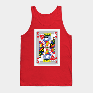 Wild Card Tank Top - King rules by GilbertoMS